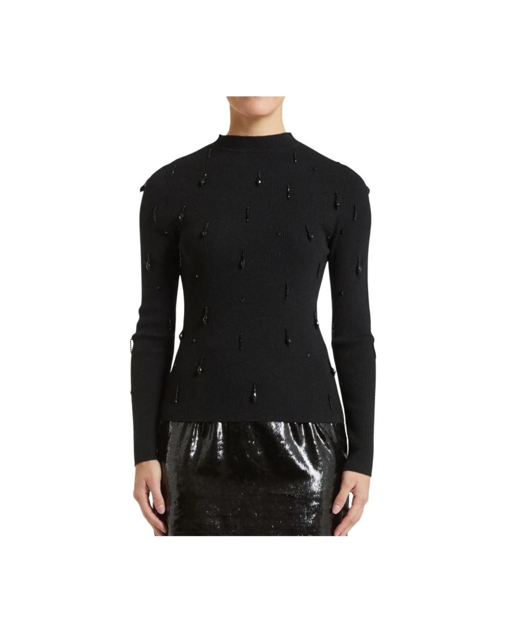 Pennyblack Black Round-Neck Knitwear