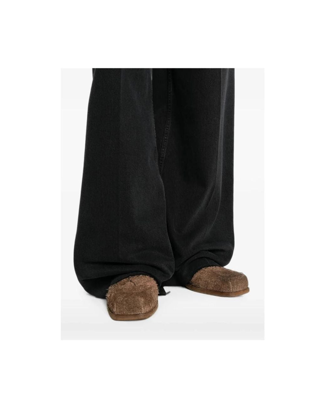 Wide Jeans Anips de hombre de color Black