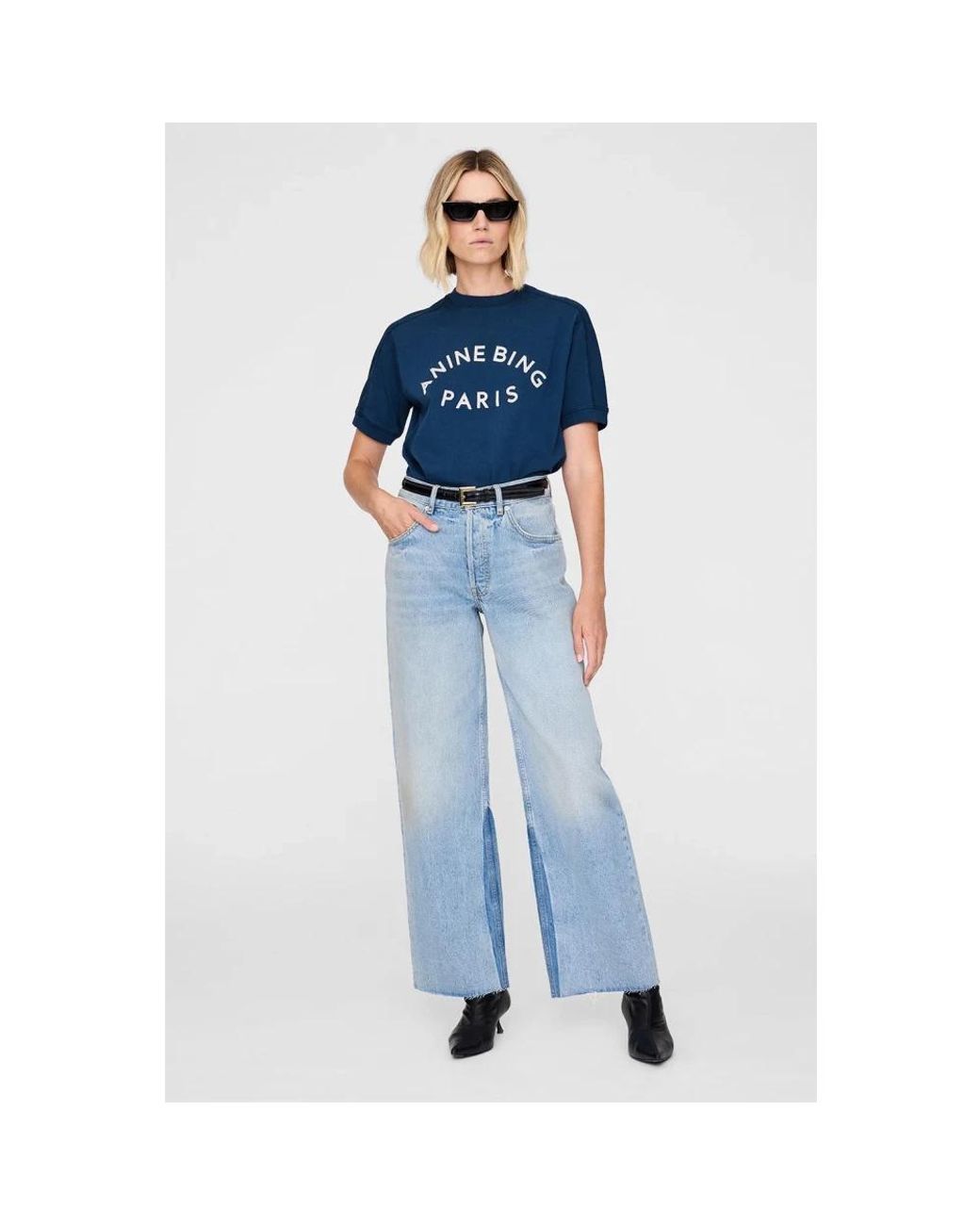 Anine Bing Blue T-Shirts