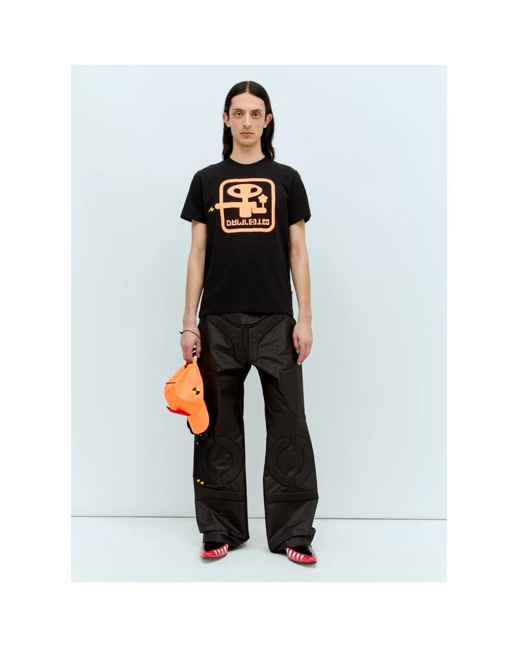 Walter Van Beirendonck Black Wide Trousers for men