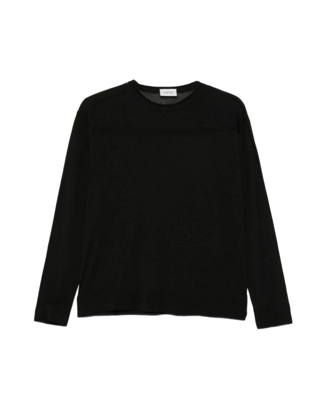 Mrz Black Pullover Schwarz