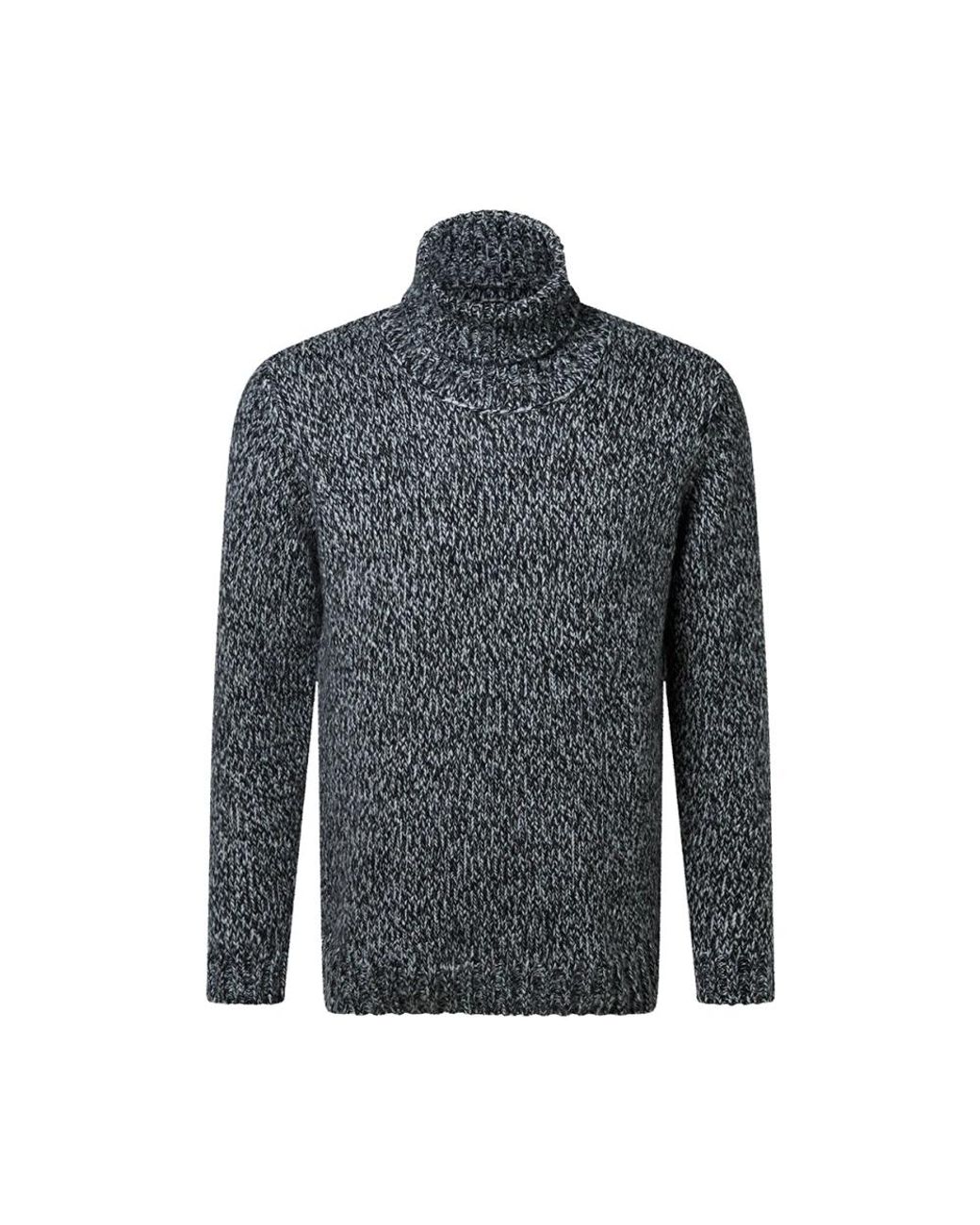 Baldessarini Truien & Vesten ,Veelkleurig ,Wol Kabrid Rollneck Sweater in het Gray voor heren
