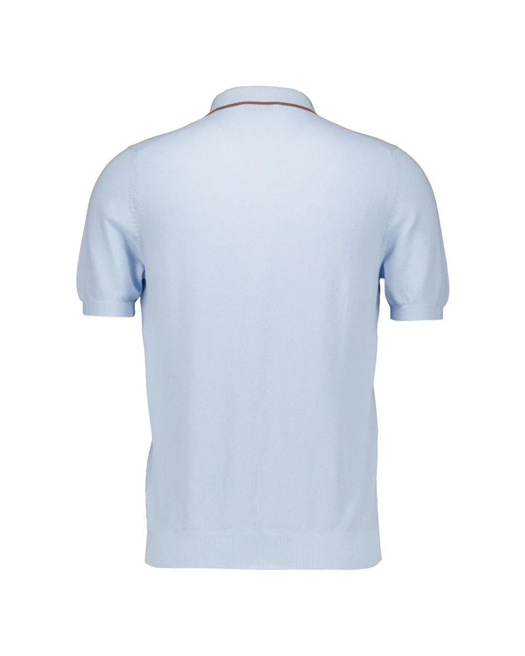 Gran Sasso Blue Polo Shirts for men