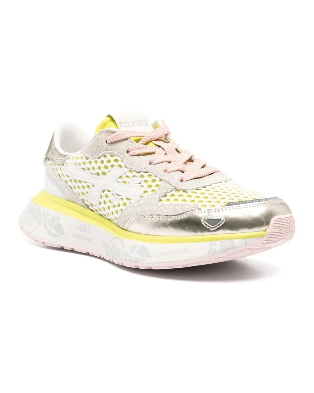 Premiata White Lauryn 7485 Sneakers