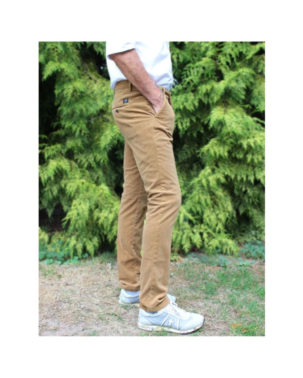 Mason's Metallic Chinos for men