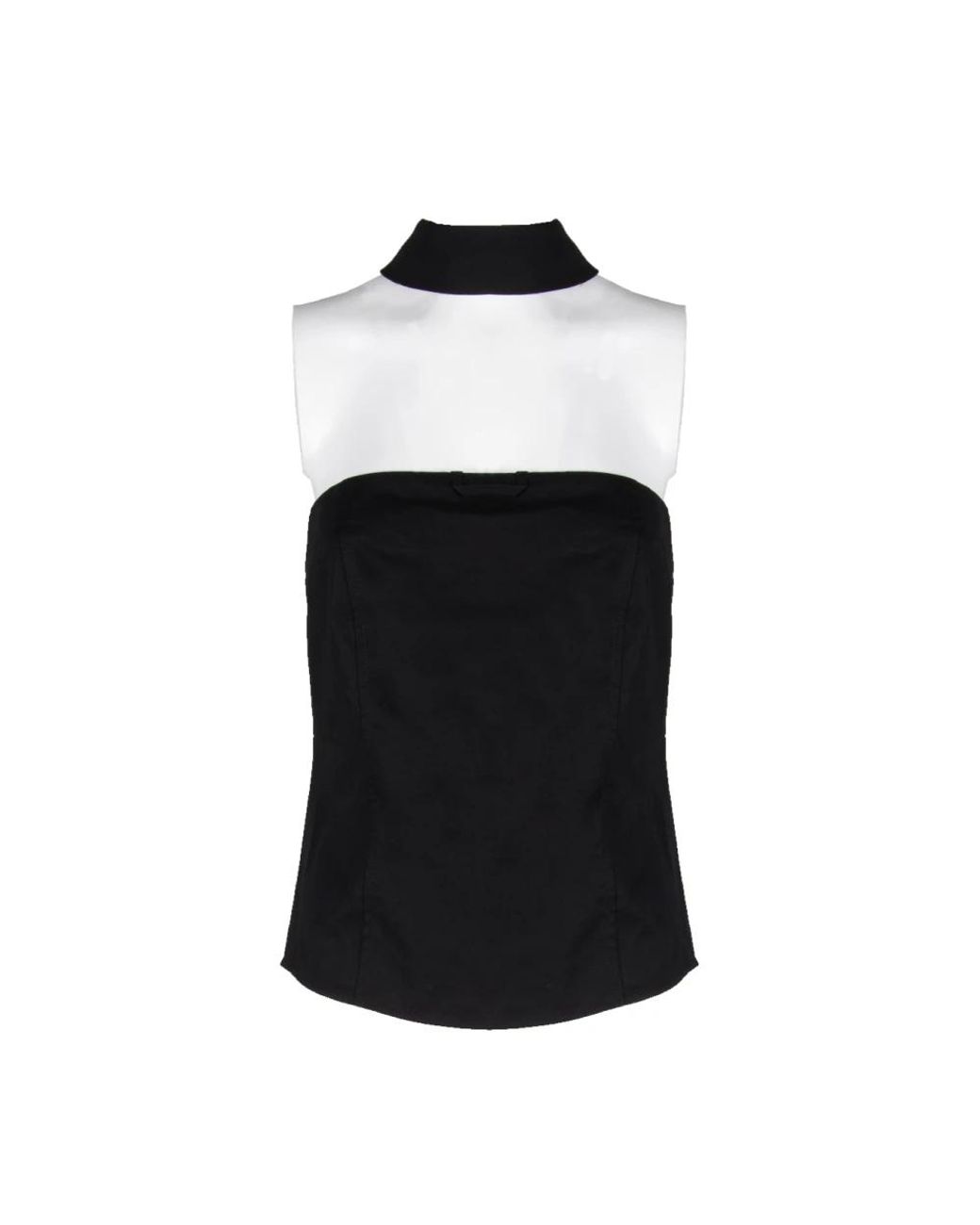 Vivetta Black Sleeveless Tops