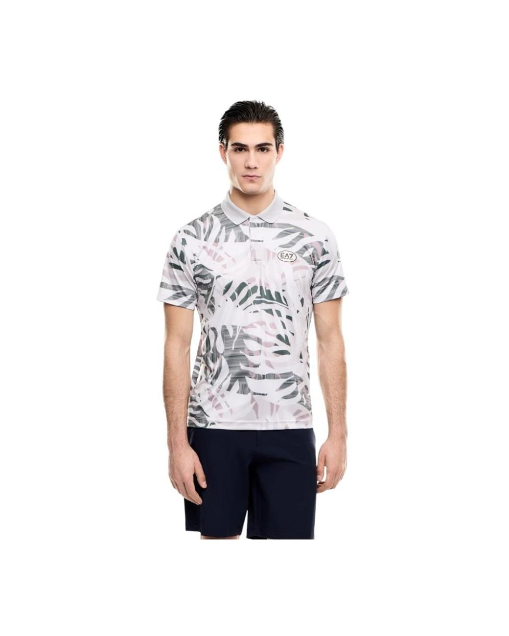 Polo Shirts EA7 de hombre de color White