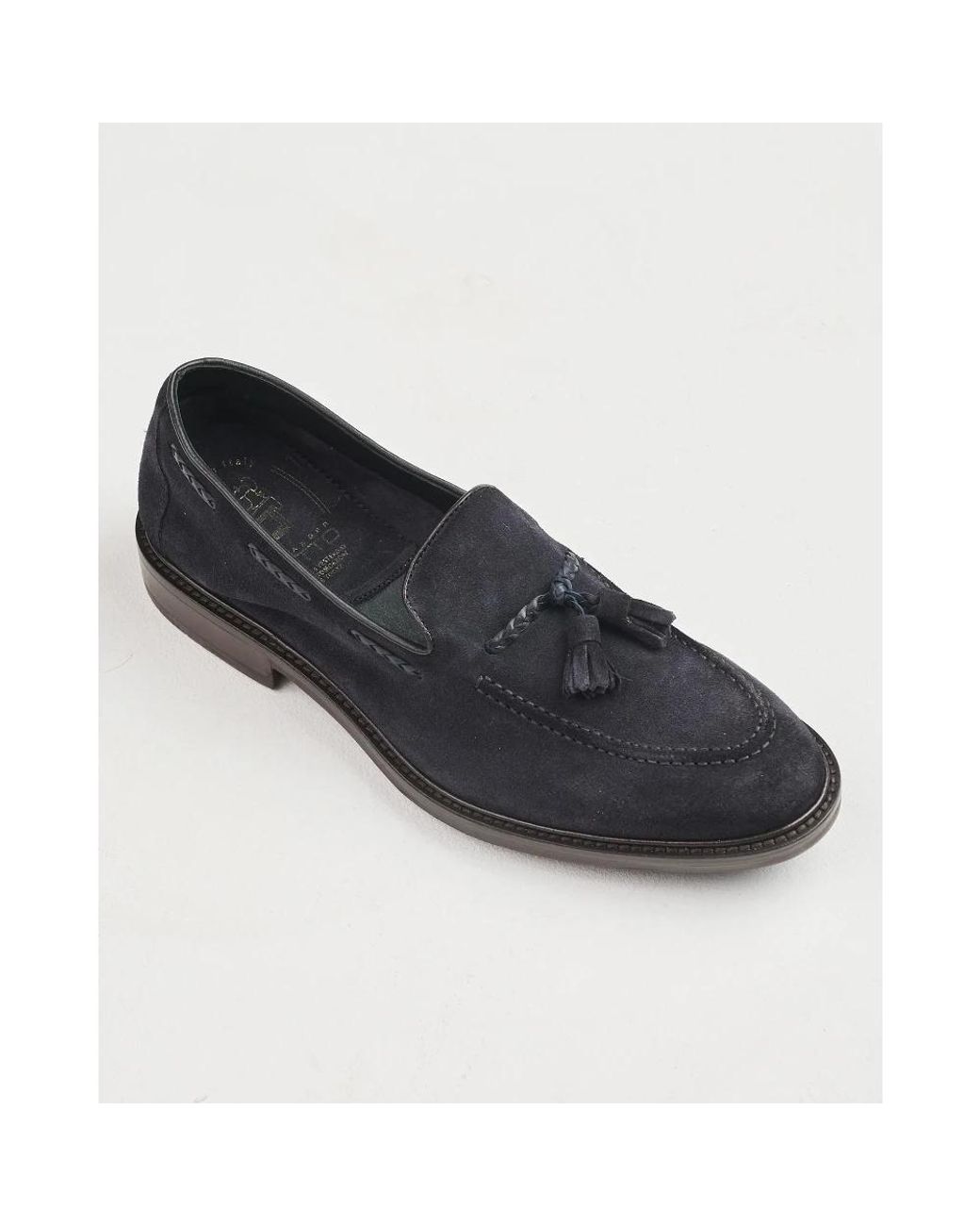 Alexander Hotto Blue Loafers for men