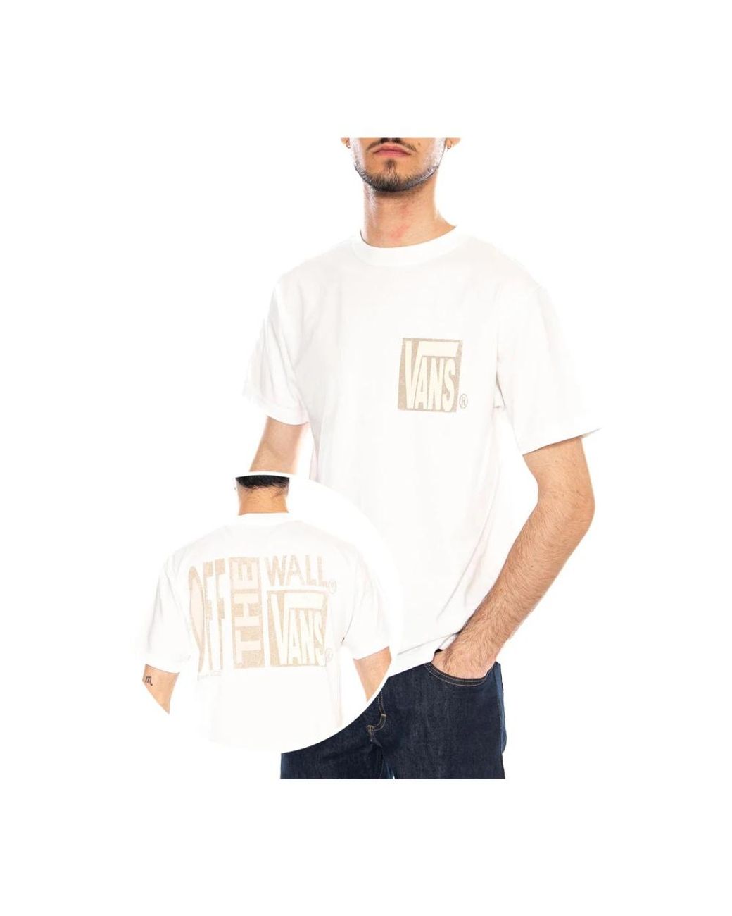 T-Shirts Vans de hombre de color White