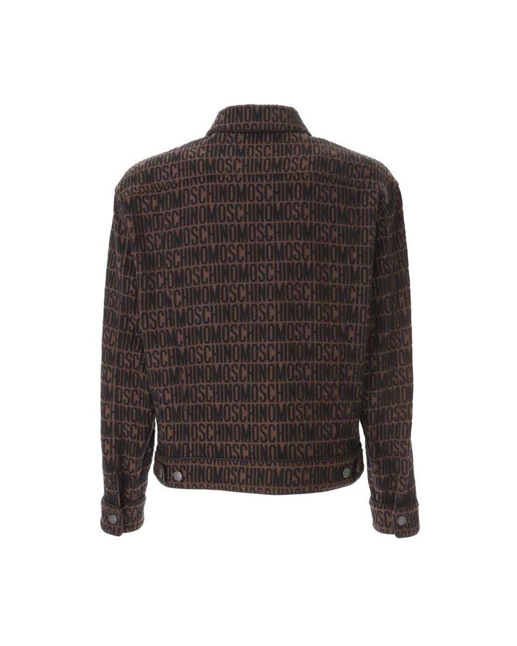Denim Jackets Moschino de hombre de color Black