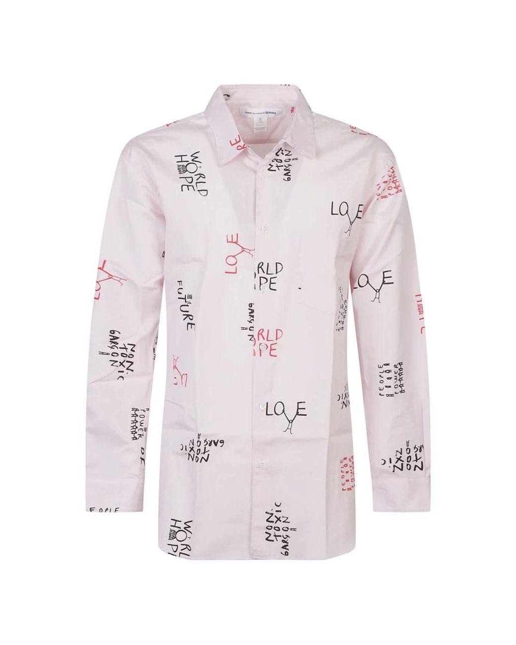 Comme des Garçons Pink Casual Shirts for men