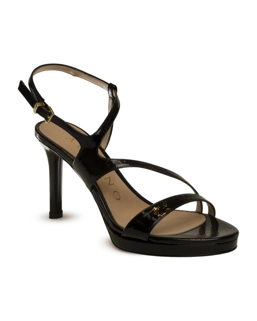Albano Black High Heel Sandals