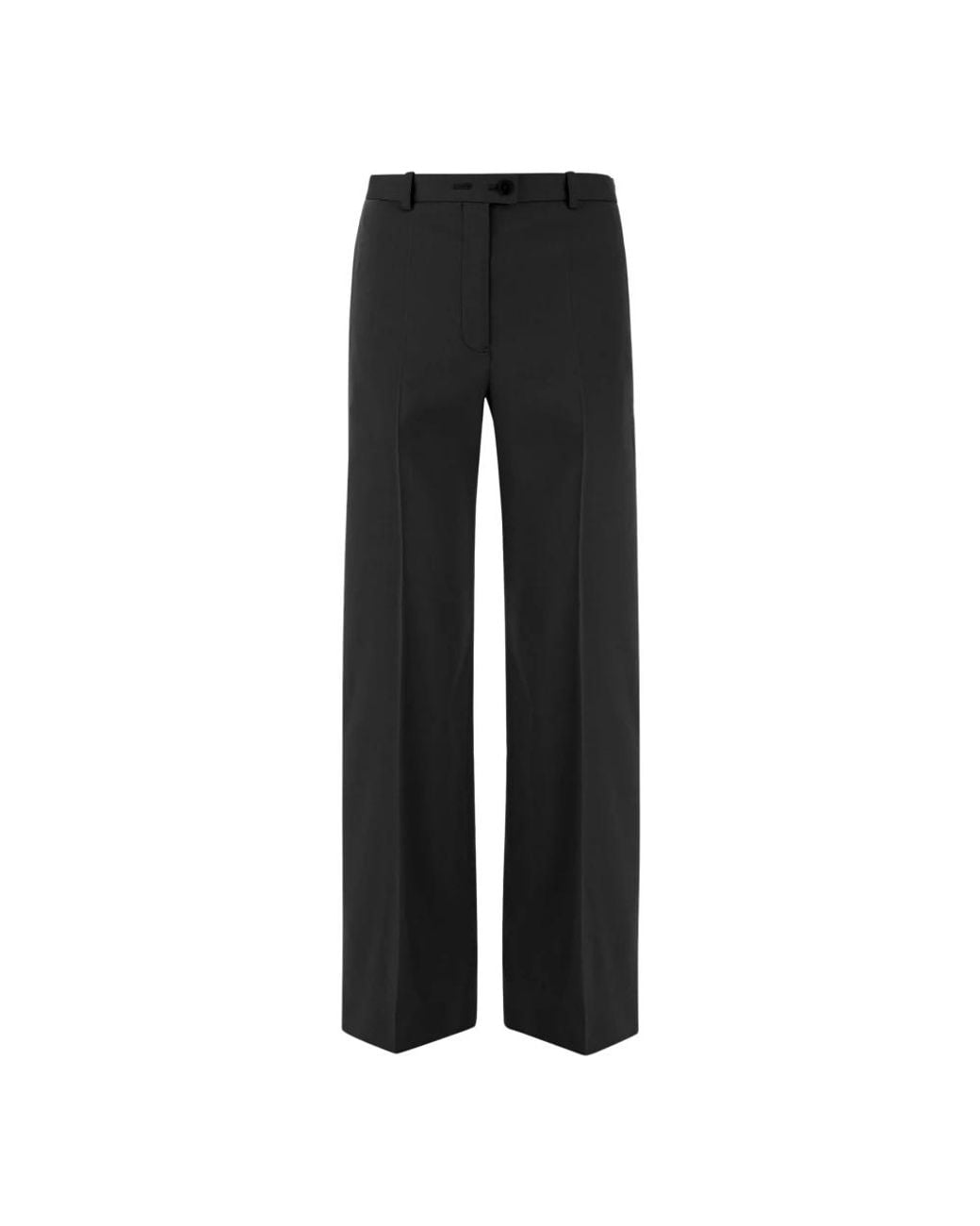 Jil Sander Black Wide Trousers