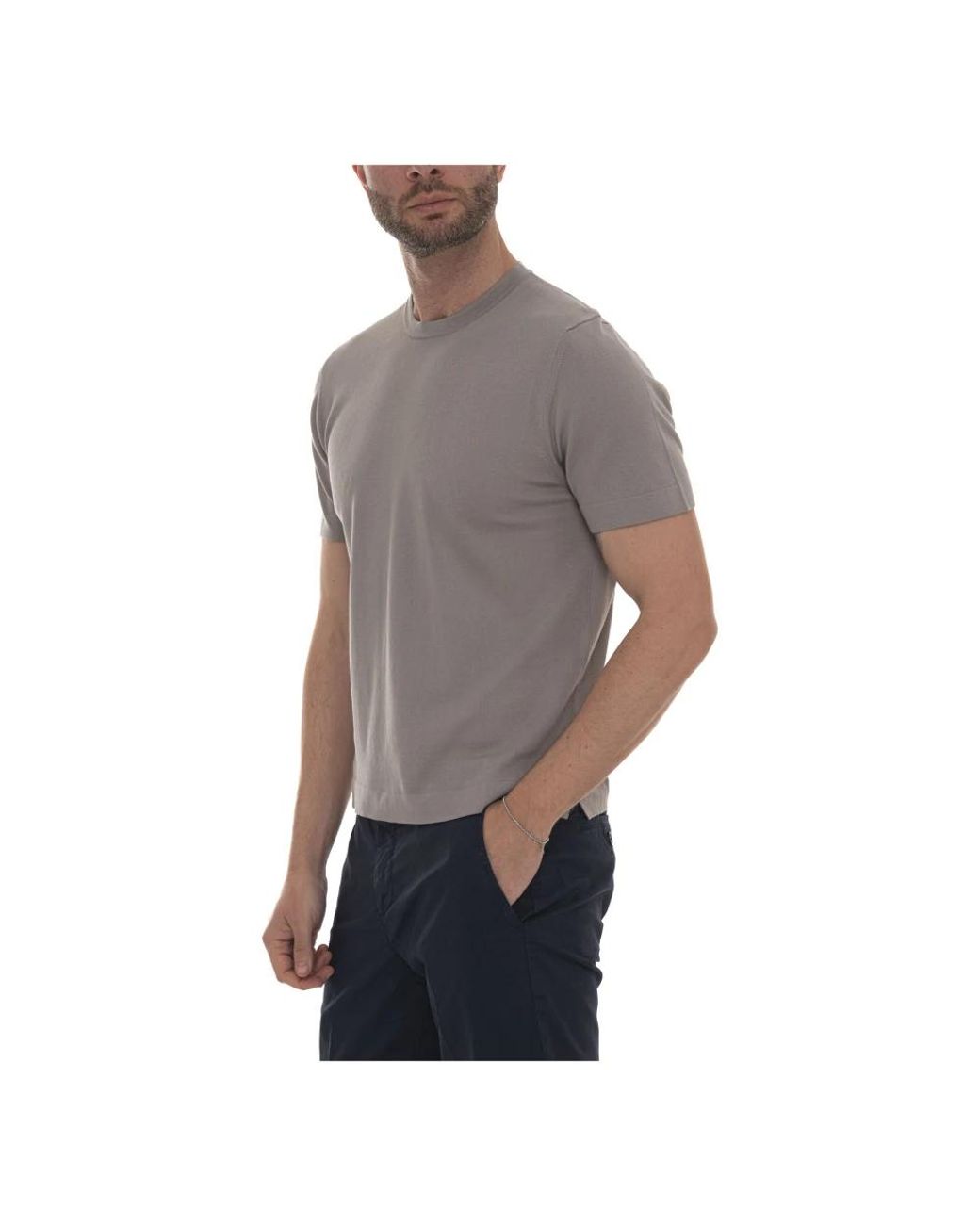 hindustrie Gray T-Shirts for men
