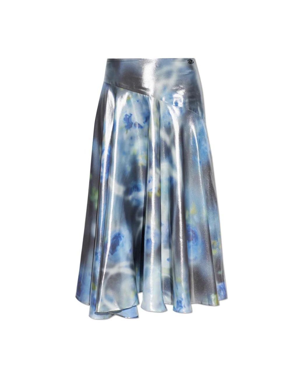 DIESEL Rokken ,Grijs ,Polyester O-Zulie-S2 Skirt in het Blue