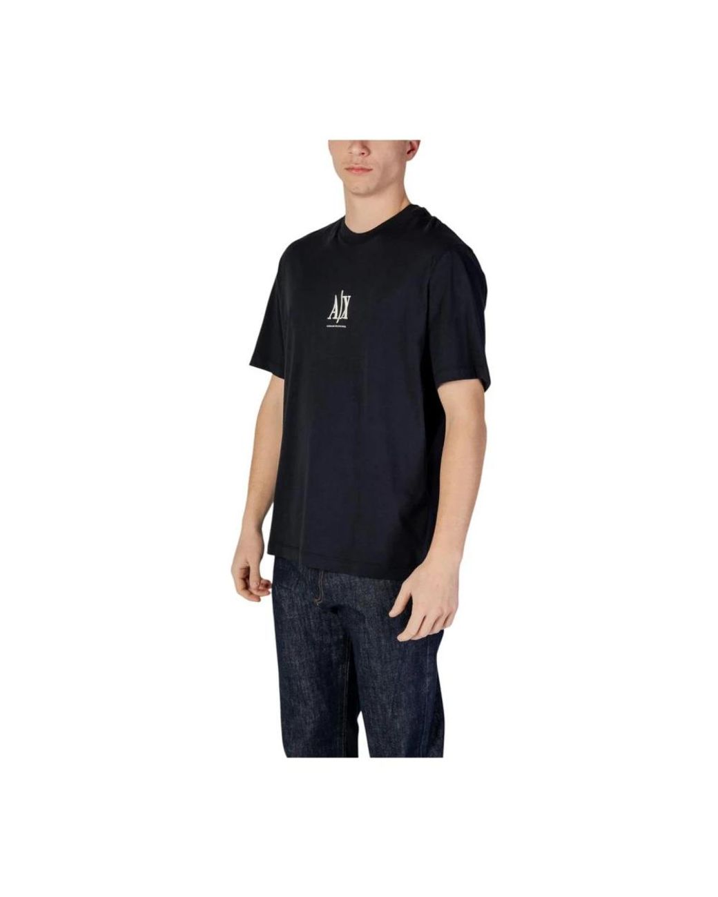 ARMANI EXCHANGE Black T-Shirts for men
