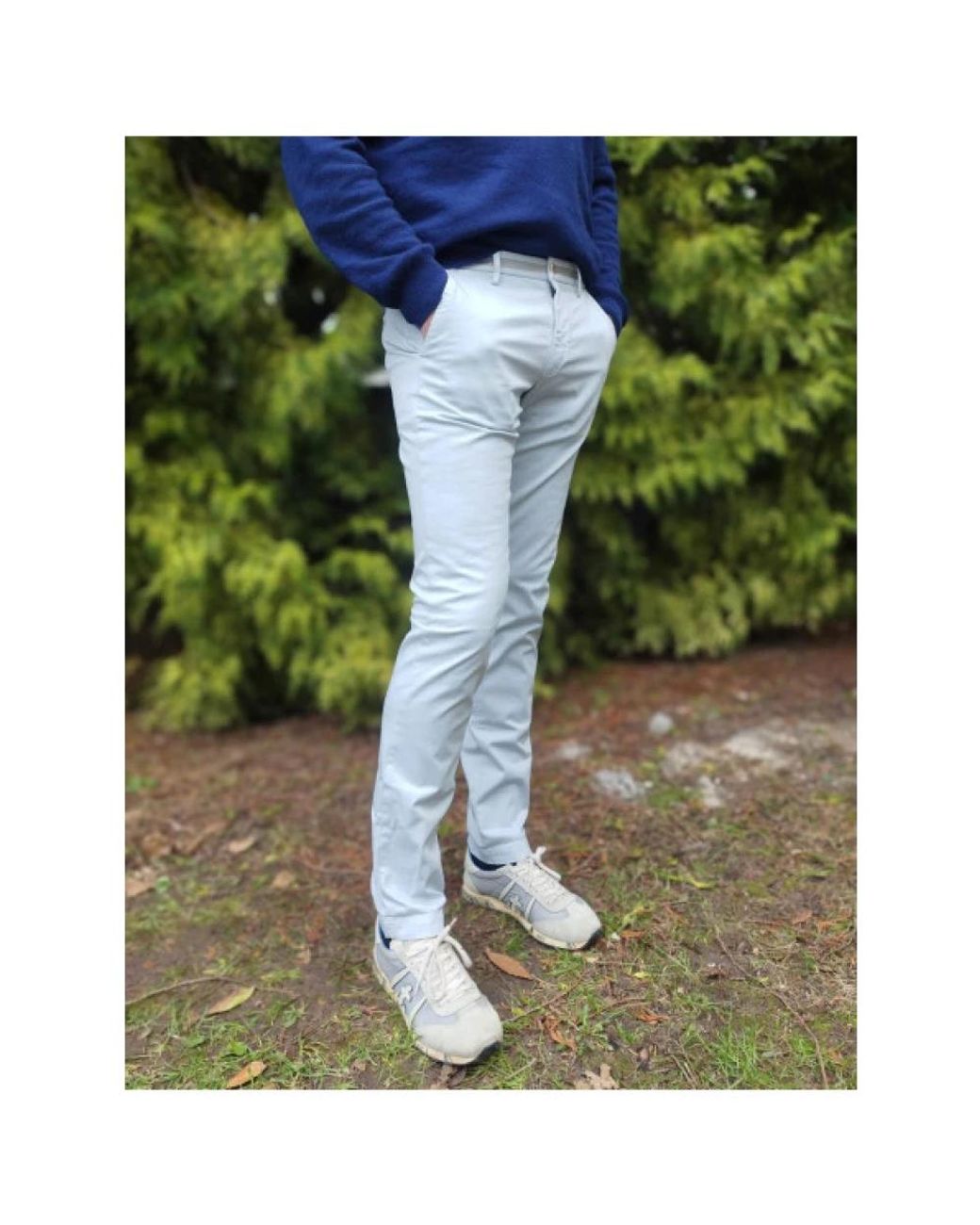 Mason's Blue Chinos for men
