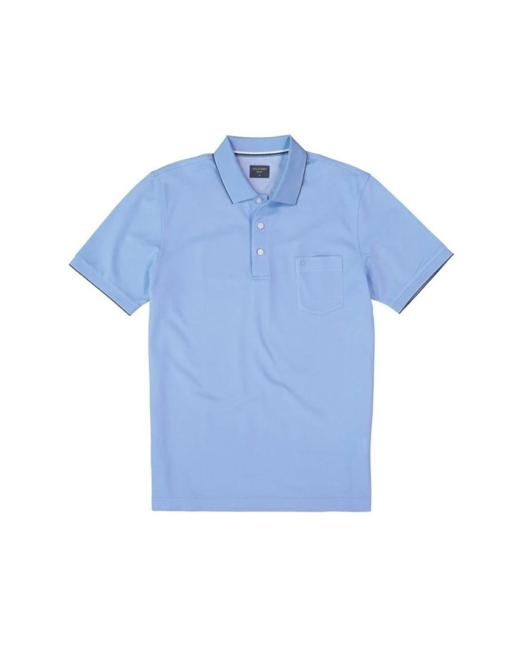 Olymp Casual Polo in het Blue voor heren