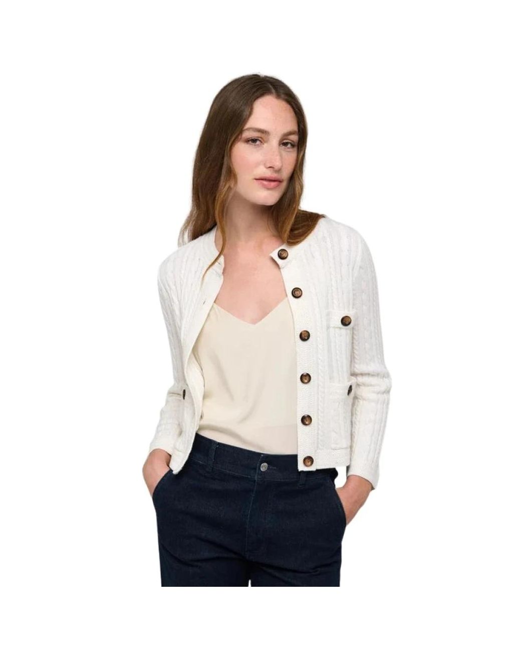 Dea Kudibal White Cardigans