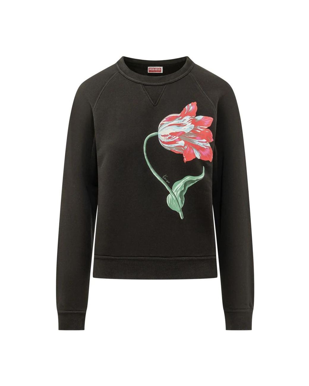 KENZO Tulip Sweatshirt in het Black