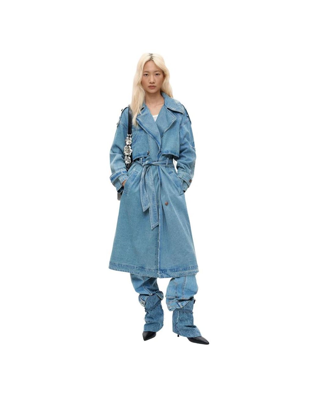 Desigual Blue Chaq Gresil Trenchcoat