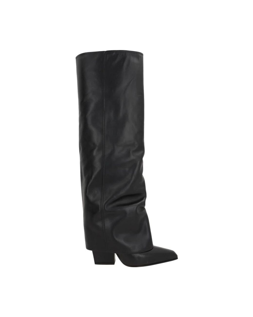 Paris Texas Black High Boots
