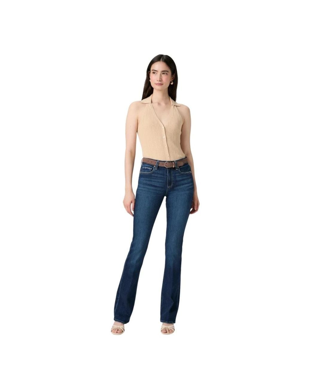PAIGE Blue Bootcut Jeans