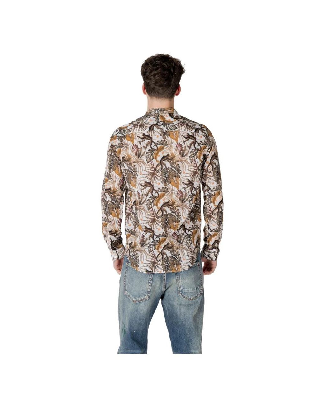 Gianni Lupo Blue Casual Shirts for men