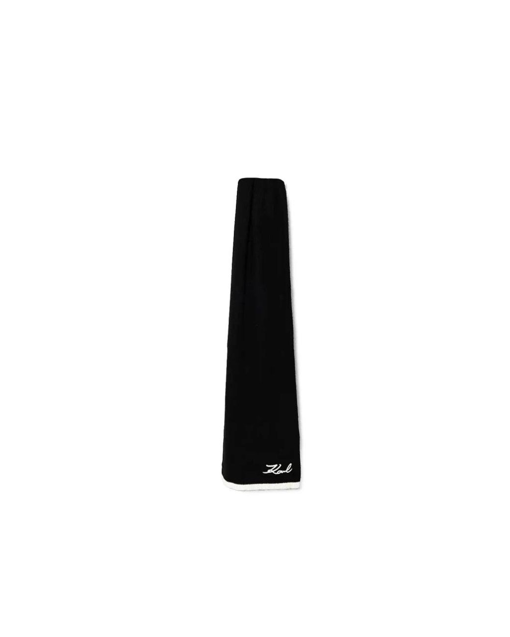 Karl Lagerfeld Black Winter Scarves