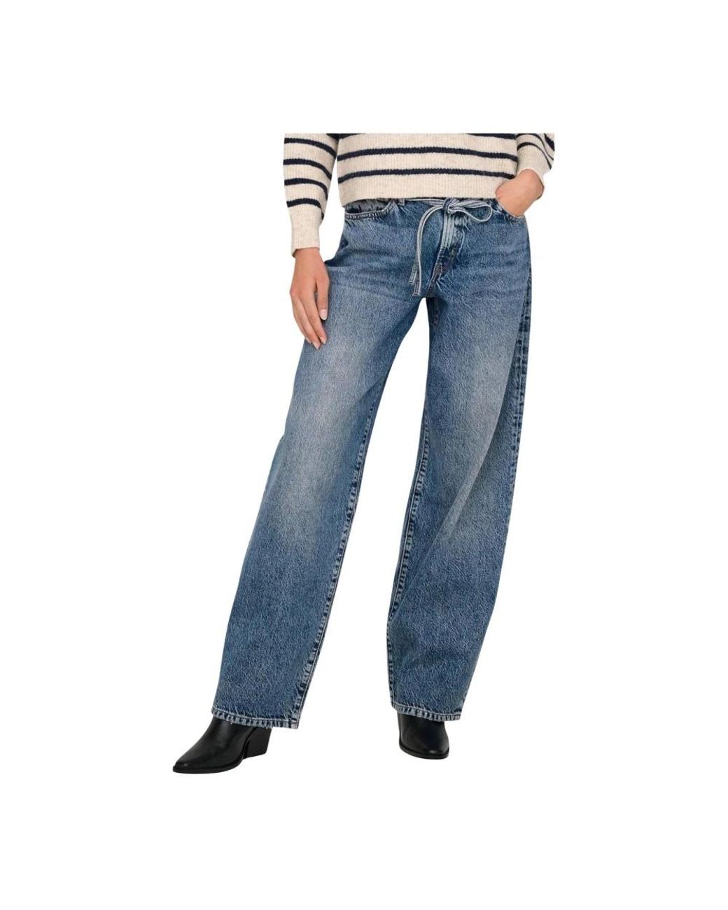 ONLY Blue Wide Jeans