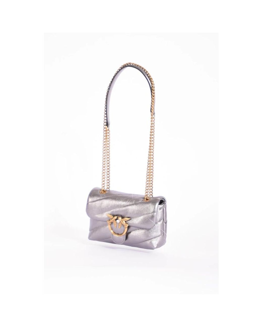 Pinko Gray Shoulder Bags