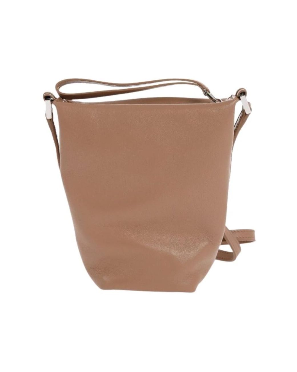 Jil Sander Brown Cross Body Bags