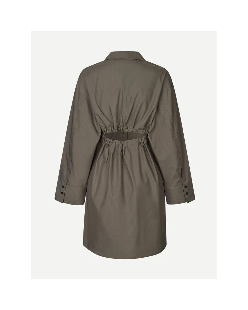 Shirt Dresses Samsøe & Samsøe de color Gray