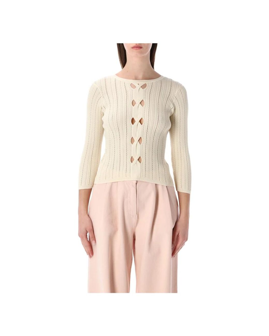 Sessun Pink Round-Neck Knitwear