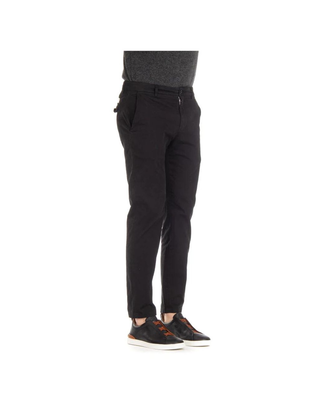 Department 5 Black Chinos for men