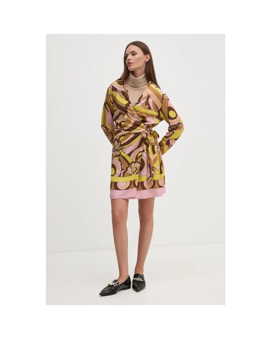 Wrap Dresses di GAUDI in Metallic