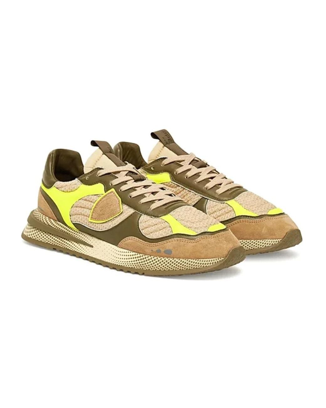 Philippe Model Yellow Sneakers for men