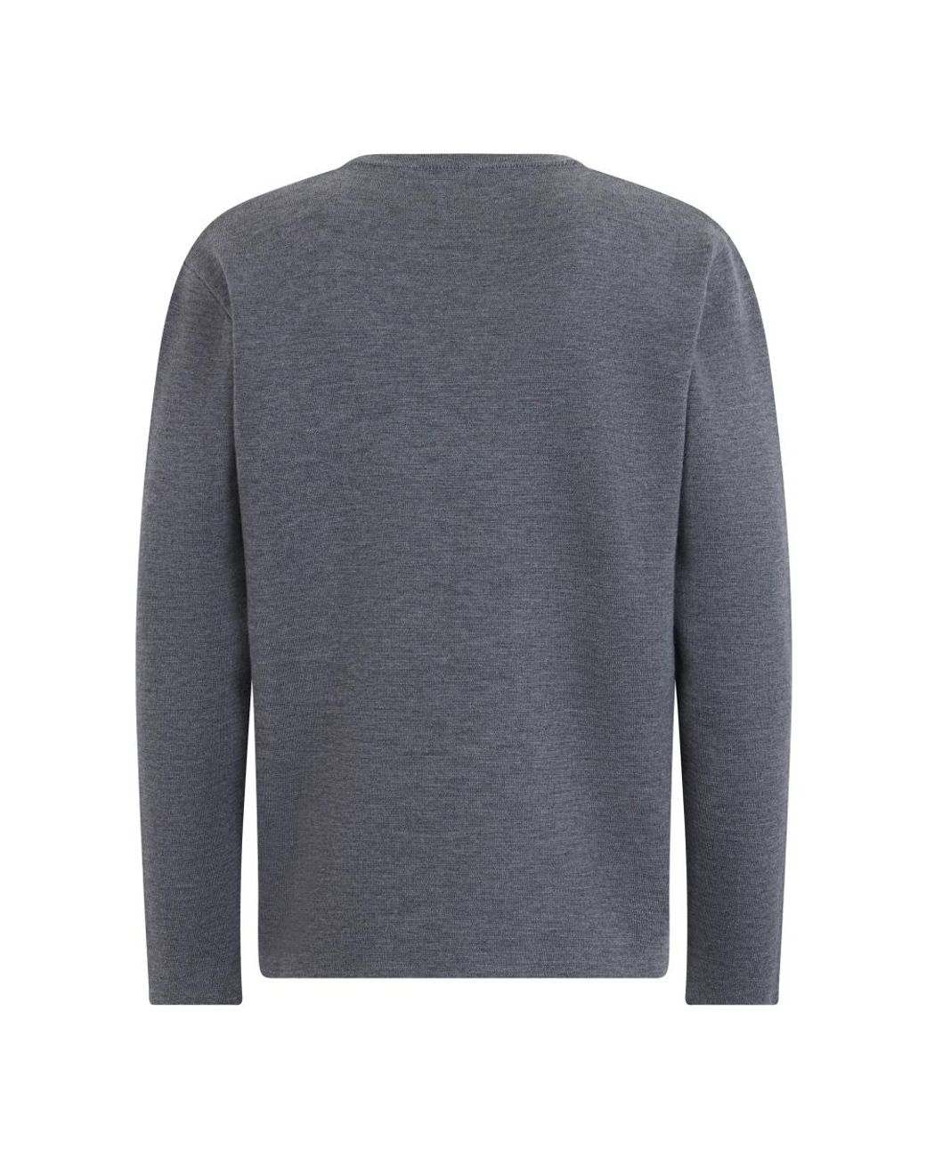 Slowear Gray Round-Neck Knitwear for men