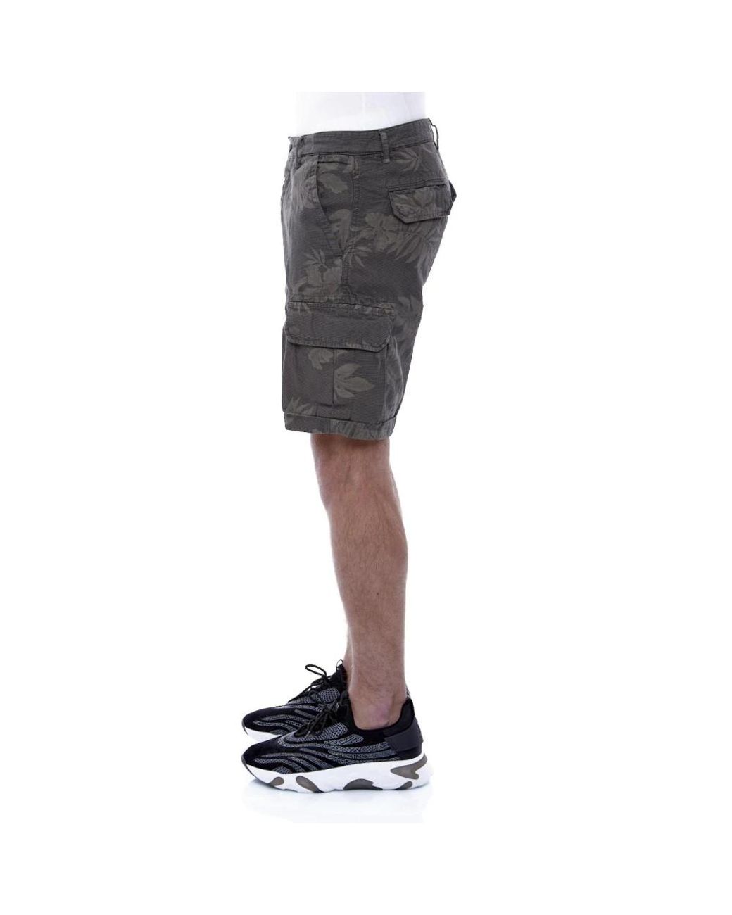 40weft Gray Casual Shorts for men