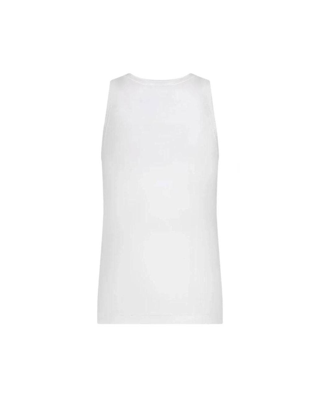 Dolce & Gabbana White Sleeveless Tops for men