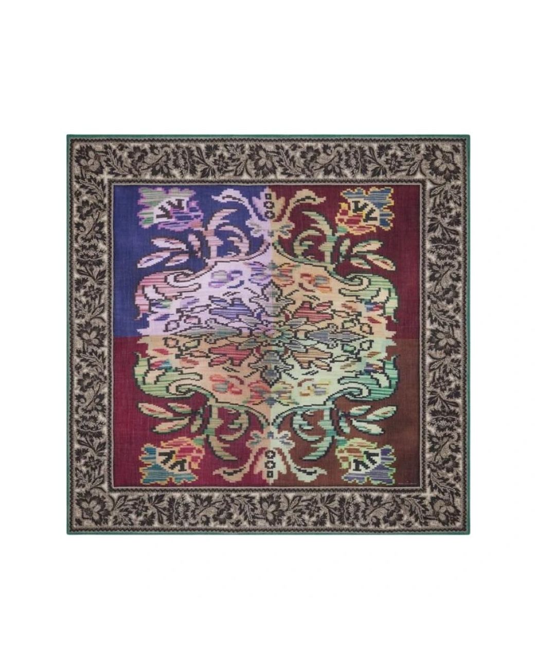 Pierre Louis Mascia Purple Winter Scarves