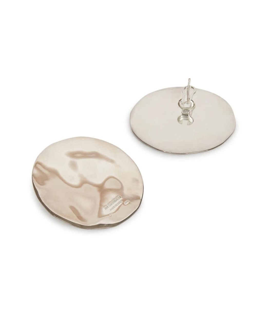 Jil Sander White Earrings