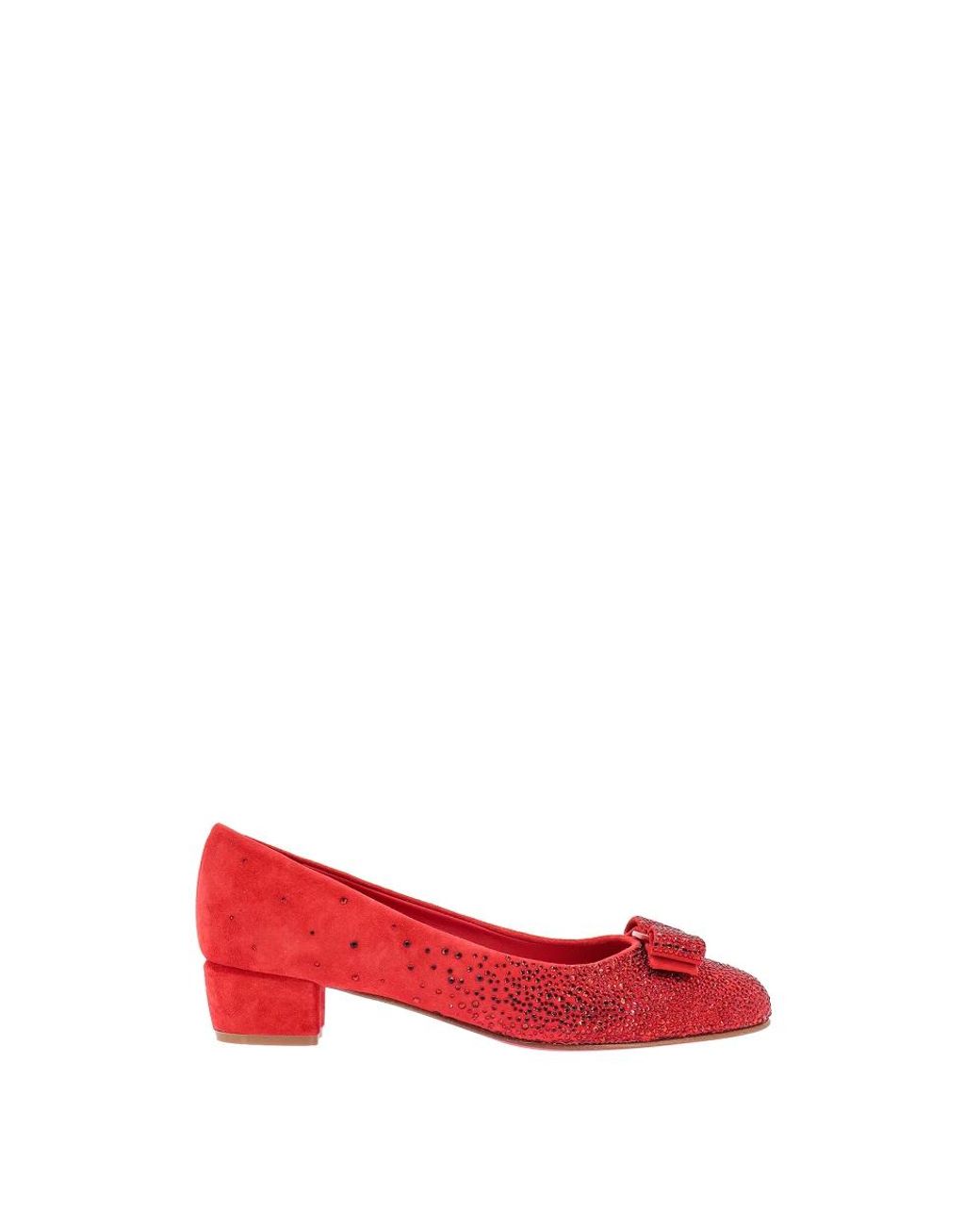 Ferragamo Red Pumps