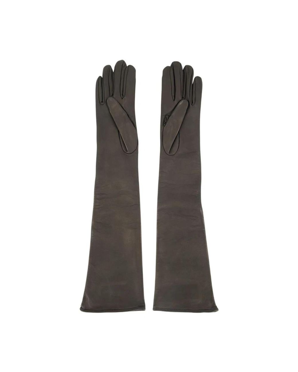 Coperni Brown Lange Patch-Handschuhe