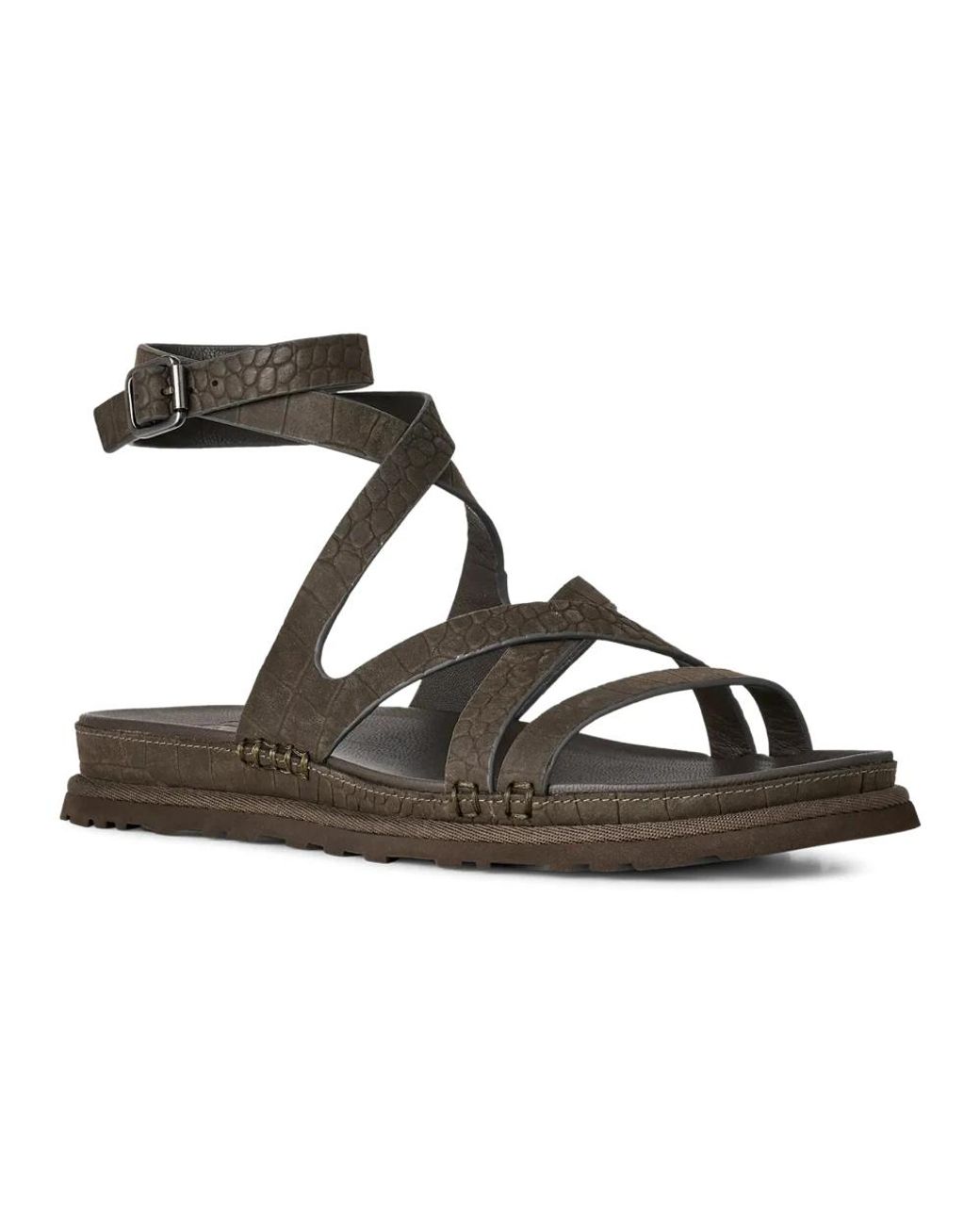 Ugg Black Flat Sandals