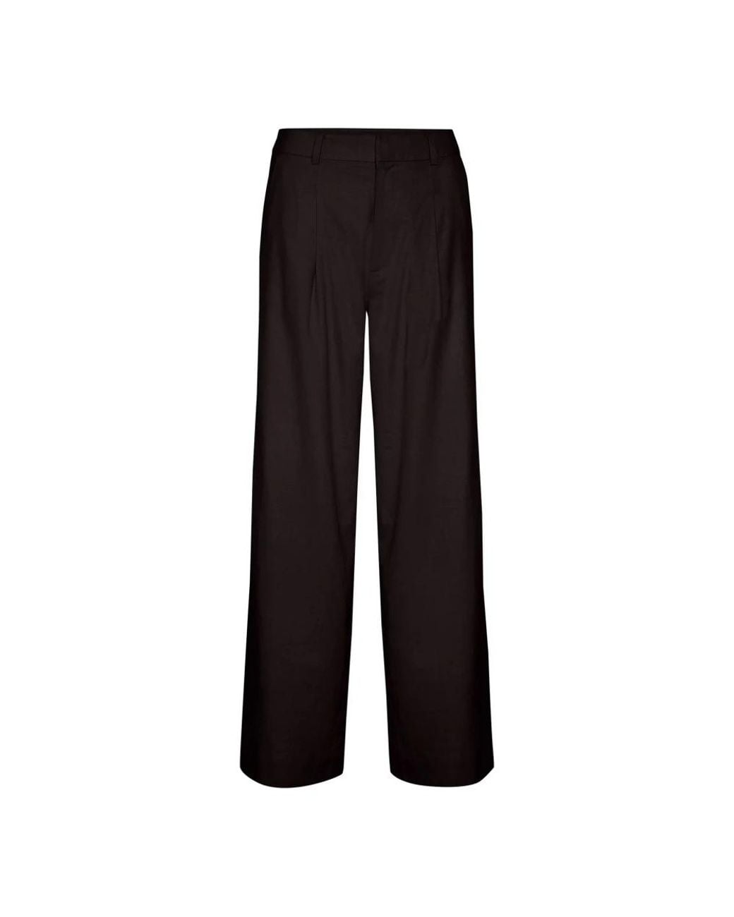 Gestuz Black Wide Trousers