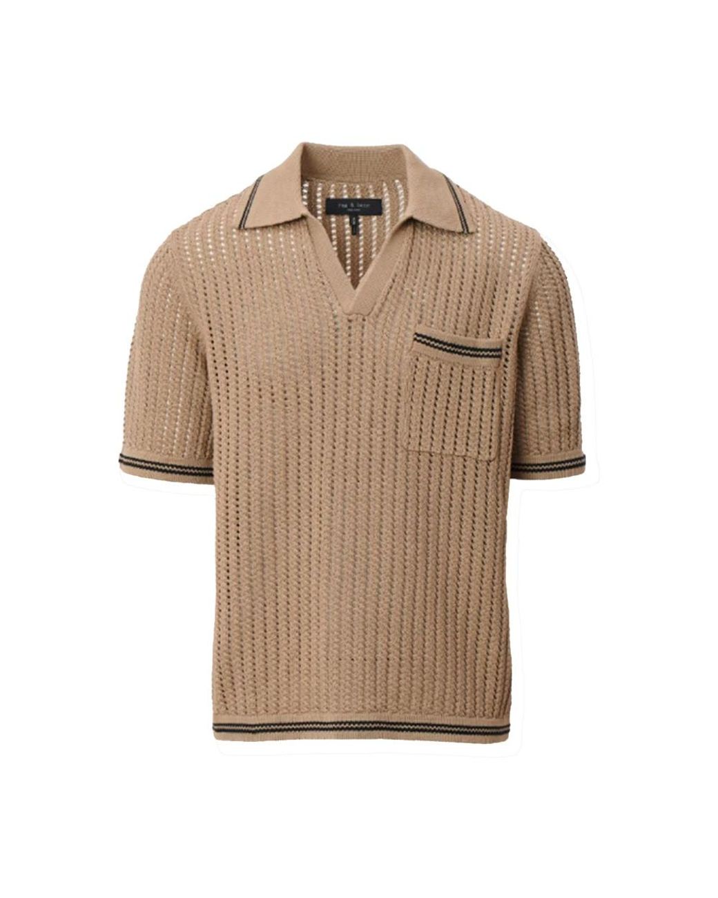 Rag & Bone Natural V-Neck Knitwear for men