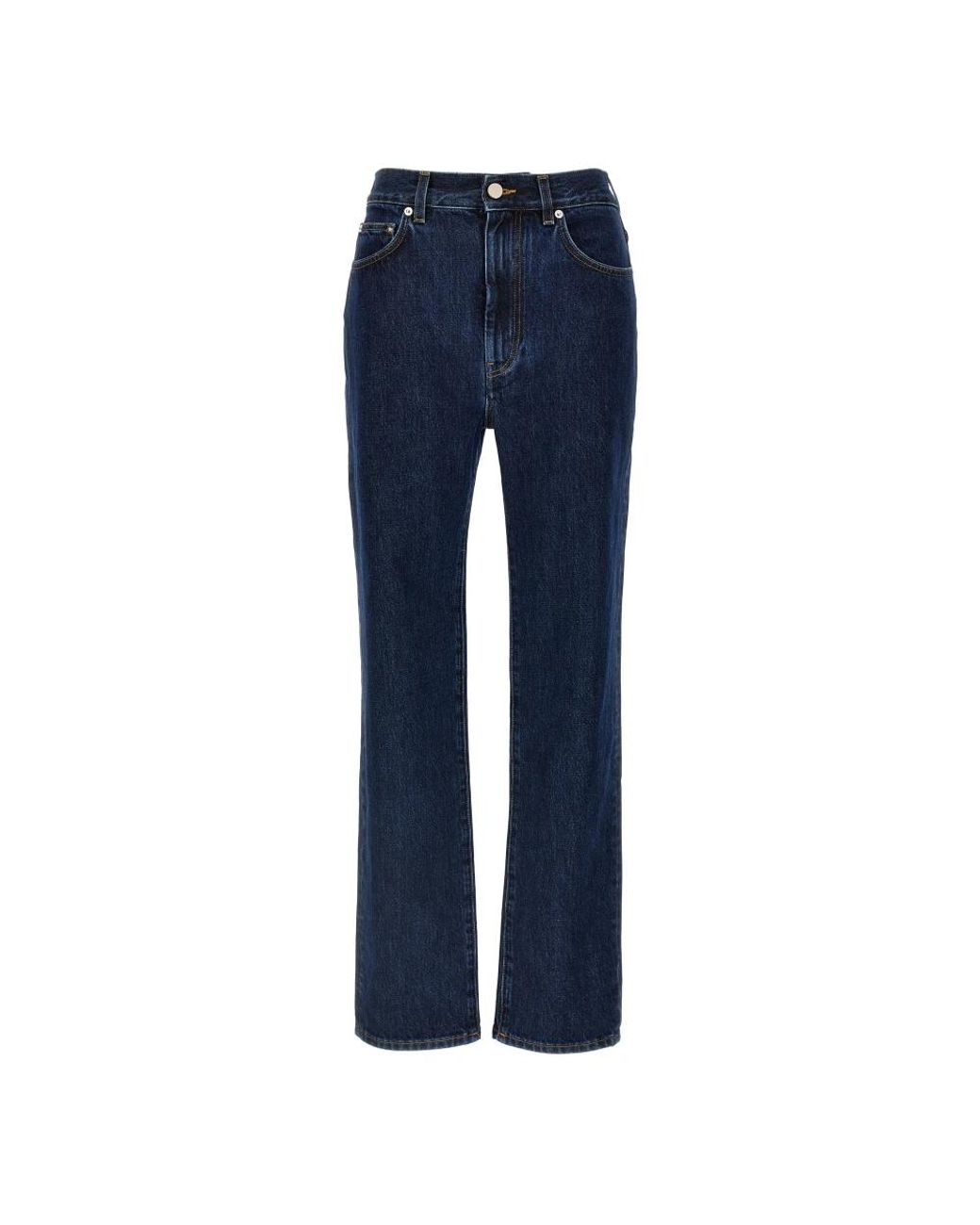 Loulou de Saison Blue Straight Fit Jeans