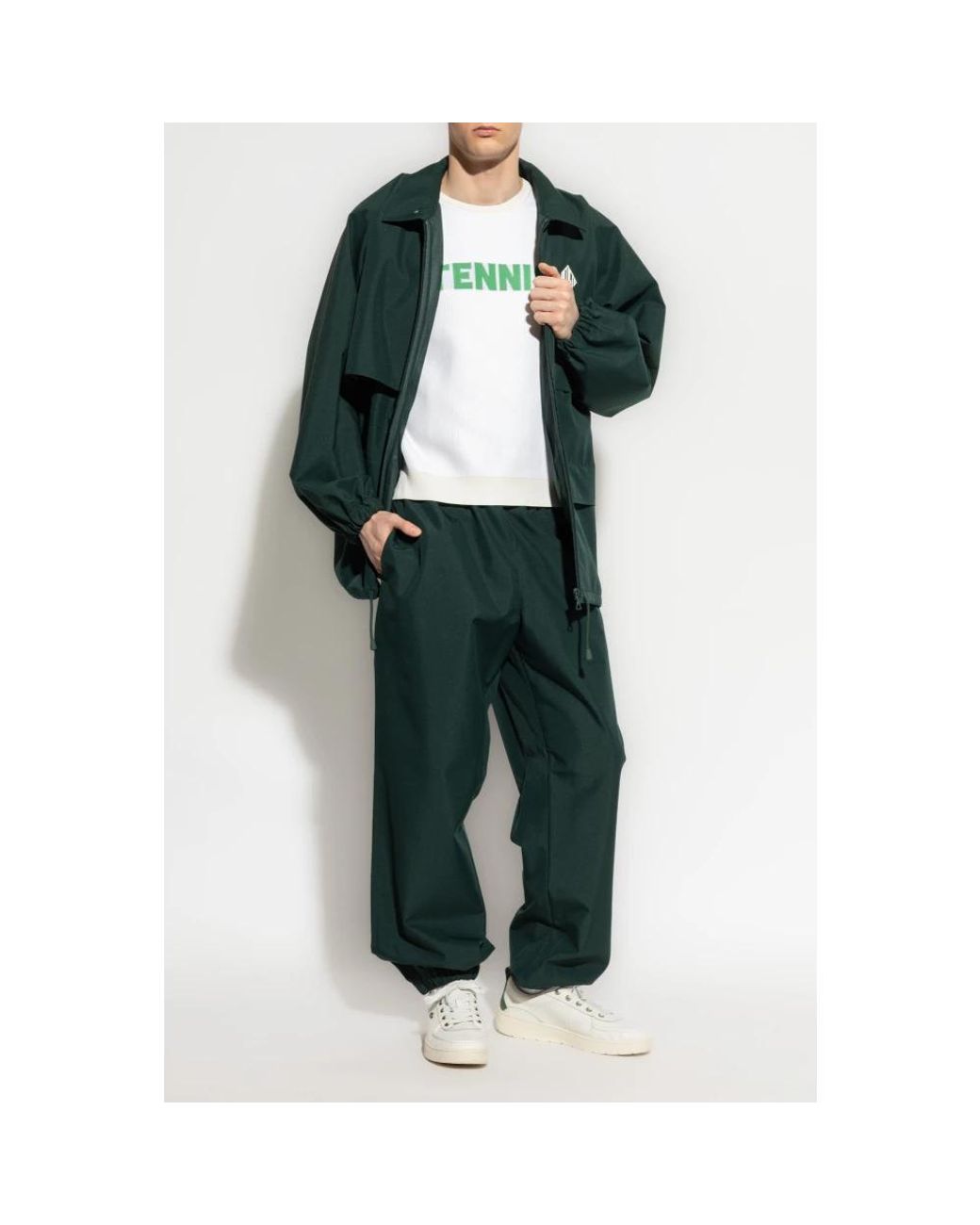 Light Jackets Lacoste de hombre de color Green