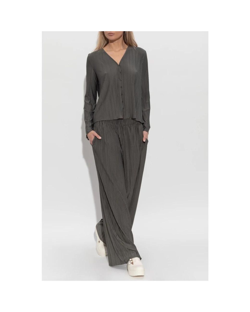 Samsøe & Samsøe Gray Wide Trousers